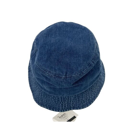 Coach Womens M/L 100% Cotton New York Denim Blue Bucket Hat NWT MSRP $128 - Picture 5 of 10